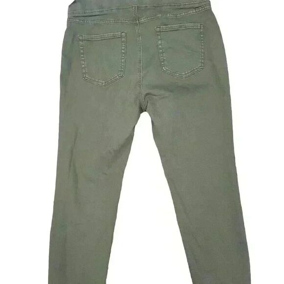 Amazon Essentials Women's Khaki Green Poly/Spandex Stretch Pull On Jeggings NEW - Picture 9 of 14